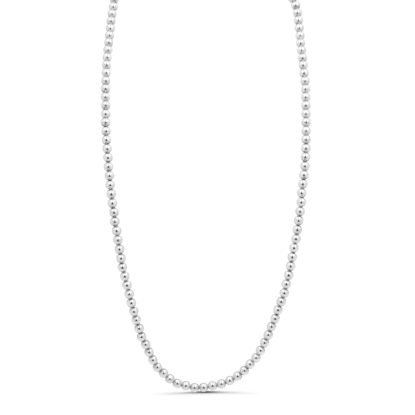 Valaire Johnson Sterling Silver Navajo Pearl Necklace