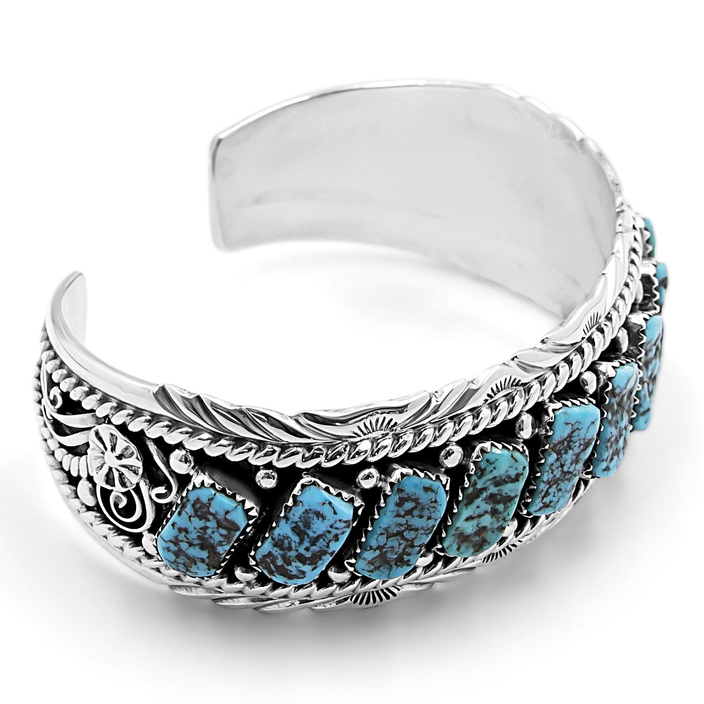 Sterling Silver & Kingman Turquoise Bracelet