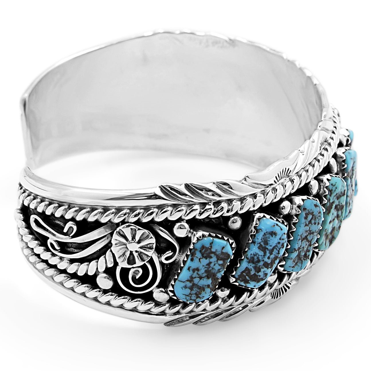 Sterling Silver & Kingman Turquoise Bracelet