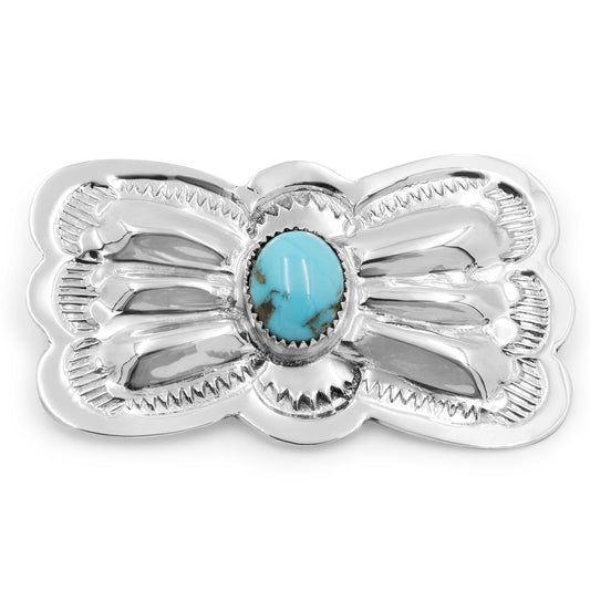 Sterling Silver & Turquoise Butterfly Pin